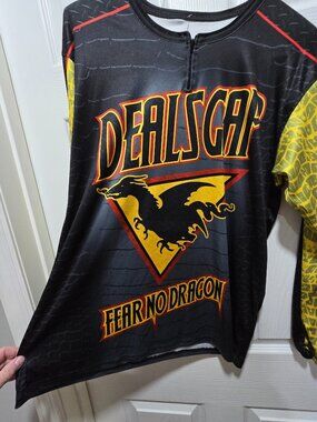 Deals Gap The Dragon 318 Curves 11 Miles Motorcycle LS Medium 3/4 Zip *FLAW*